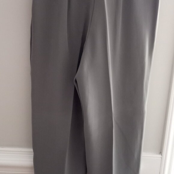 'JOSEPHINE CHAUS' Mid Gray Silk Pant Size 14 NWT - Picture 9 of 11